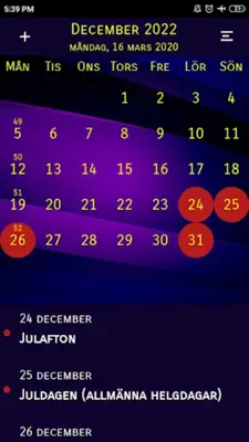 Kalender android App screenshot 1