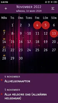 Kalender android App screenshot 3